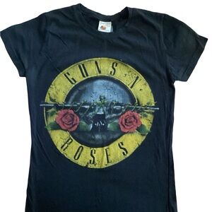 Y2K Guns and Roses fitted T-shirt